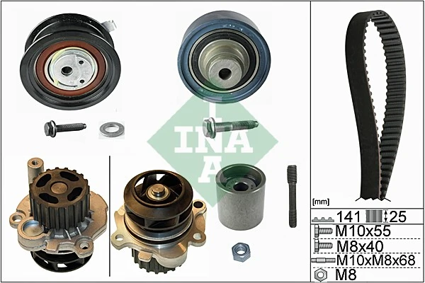 Pompe à eau + kit de courroie crantée Schaeffler INA 530 0361 31