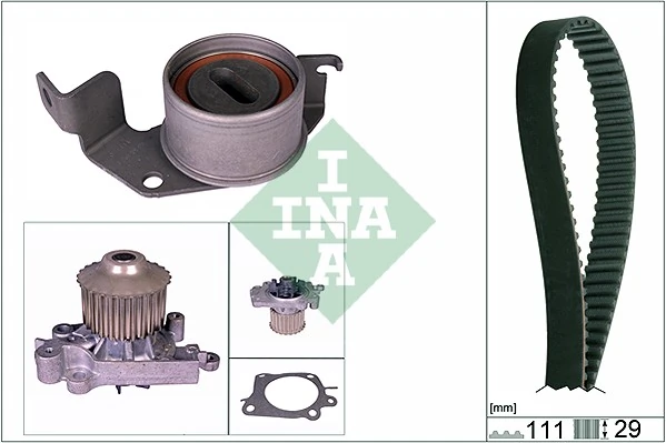 Pompe à eau + kit de courroie crantée Schaeffler INA 530 0302 30
