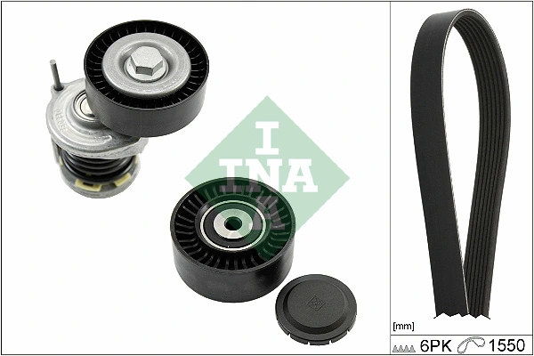 SCHAEFFLER INA 529 0586 10 — Роликовий модуль натягувача ременя (ролик, ремінь)