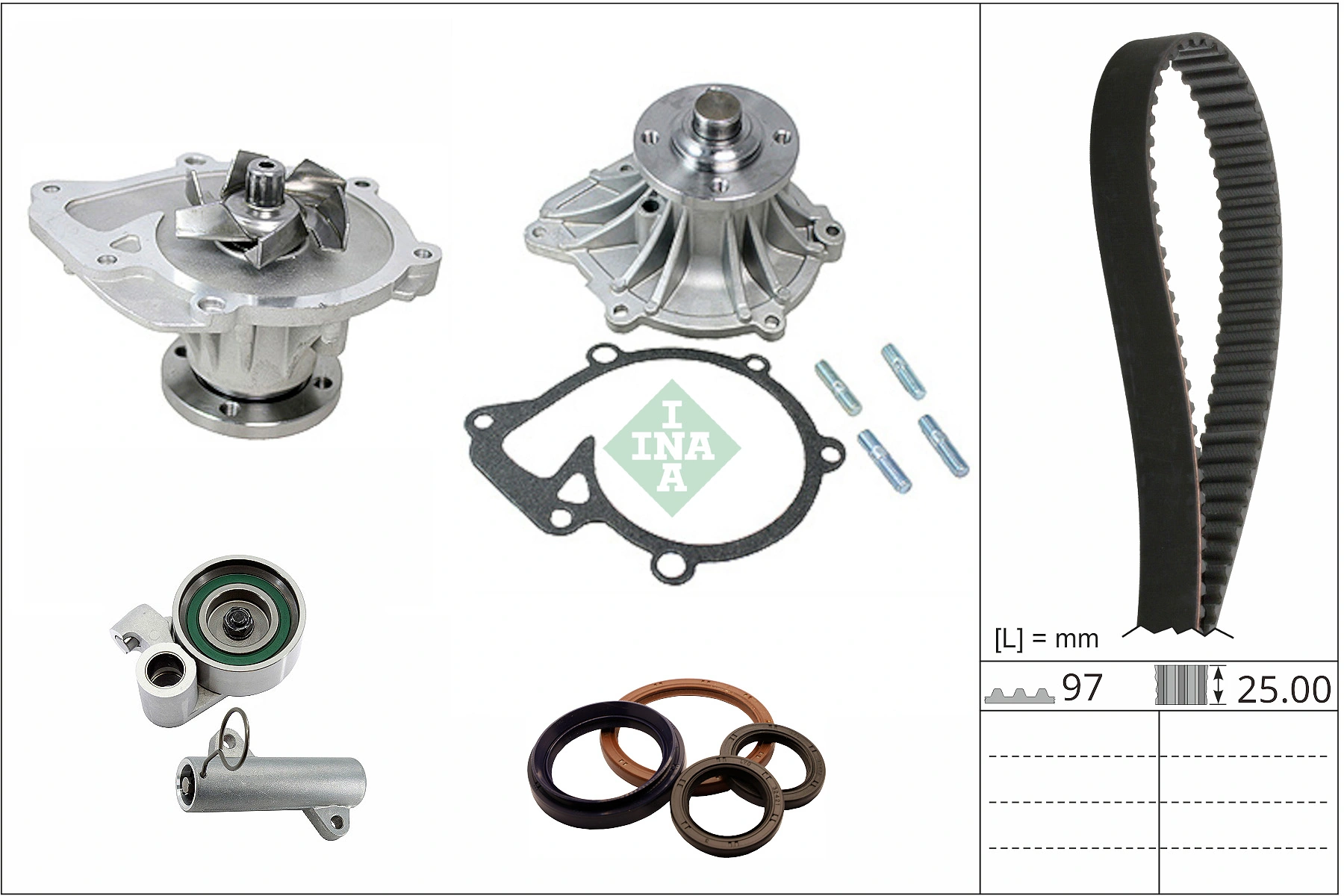 Water Pump & Timing Belt Kit