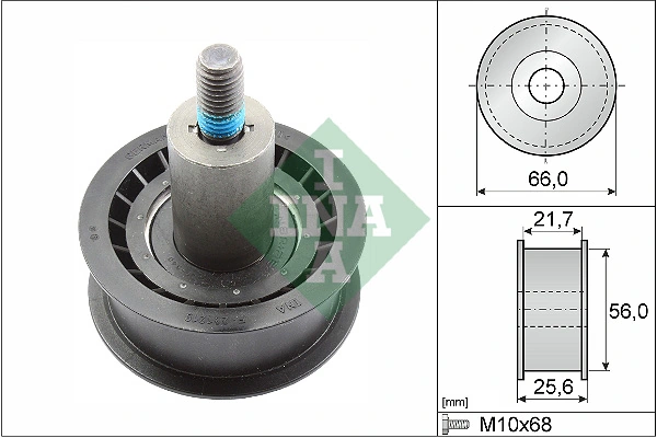INA 532 0167 10 — Ролик ведучий SKODA (Вир-во Ina)
