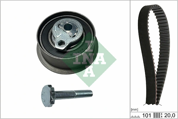 SCHAEFFLER INA 530 0839 10 — Роликовий модуль натягувача ременя (ролик, ремінь)