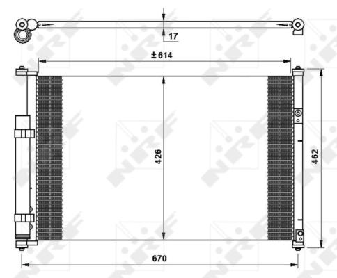 Condenseur, climatisation NRF 35769