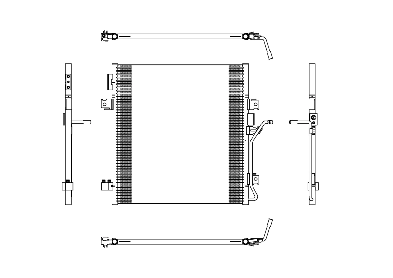 Condenseur, climatisation NRF 350188