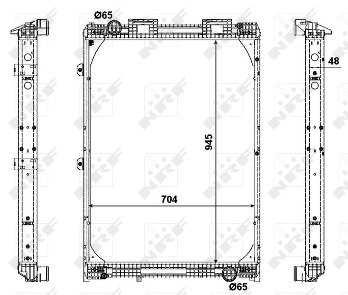 Radiateur, refroidissement du moteur NRF 509537