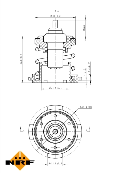Thermostat, liquide de refroidissement NRF 725225