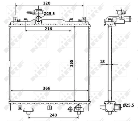 Radiateur, batterie de traction