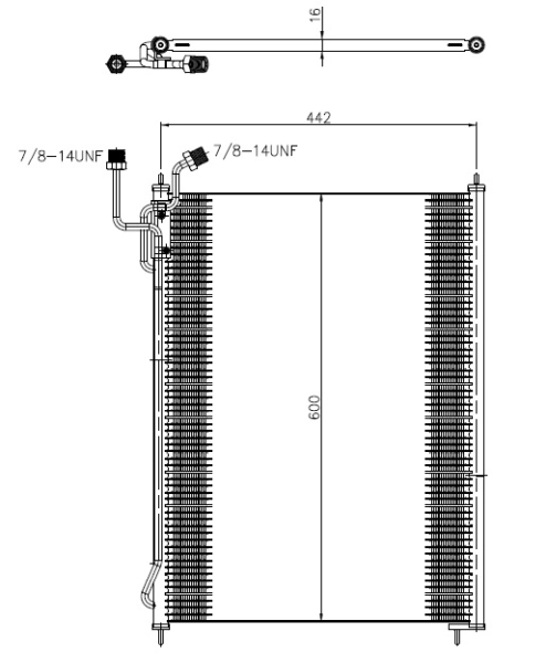 Condenseur, climatisation NRF 350503