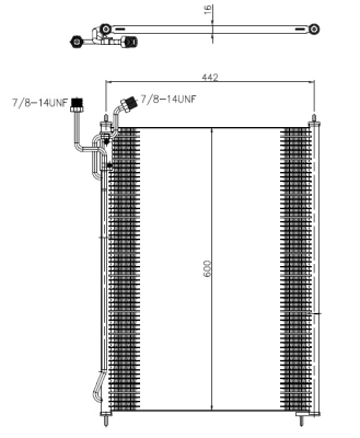 Condenseur, climatisation NRF 350503