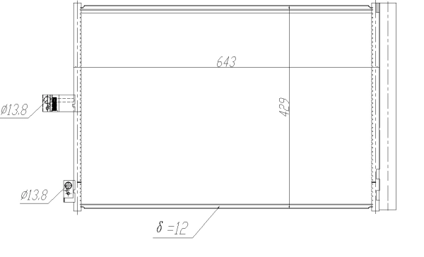 Condenseur, climatisation NRF 350457