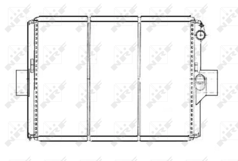 Radiateur, refroidissement du moteur NRF 58883