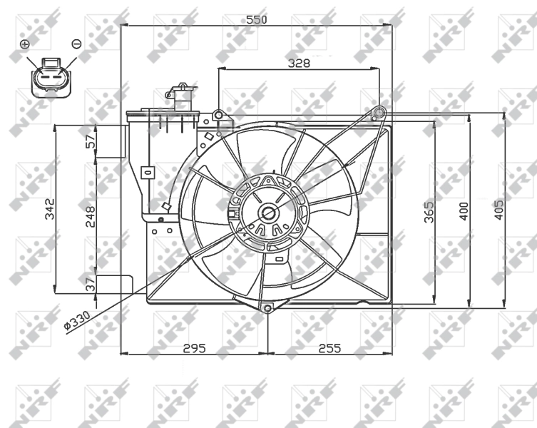 Fan, engine cooling