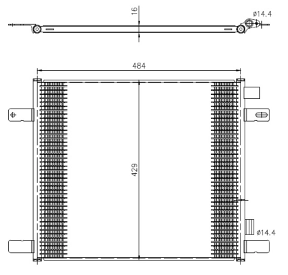 Condenseur, climatisation NRF 350505