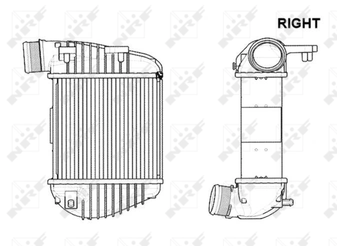 Intercooler, échangeur NRF 30772