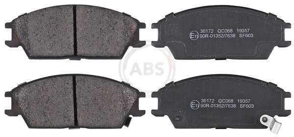 A.B.S. 36172 — Колодка гальм. диск. HONDA/HYUNDAI ACCORD/ACCENT передн. (вир-во ABS)
