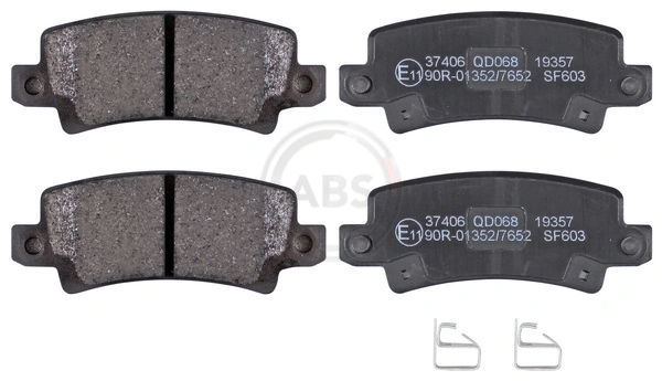 A.B.S. 37406 — Колодка гальм. TOYOTA Corolla задн. (вир-во ABS)