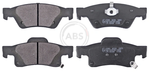 A.B.S. 37860 — Колодка гальм. диск. задн. (вир-во ABS)