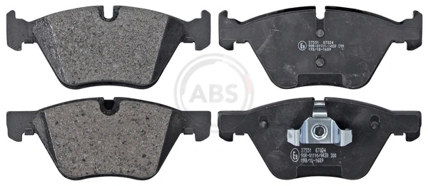 A.B.S. 37551 — Колодка гальм. диск. передн. (вир-во ABS)