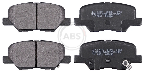 A.B.S. 37975 — Колодка гальм. диск. MAZDA 6 2.0 2.2D 2.5 2013 - задн. (вир-во ABS)
