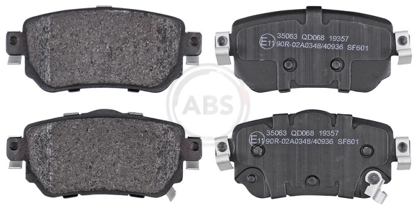 A.B.S. 35063 — Колодка гальм. диск. NISSAN X-TRAIL T32 задн. (вир-во ABS)