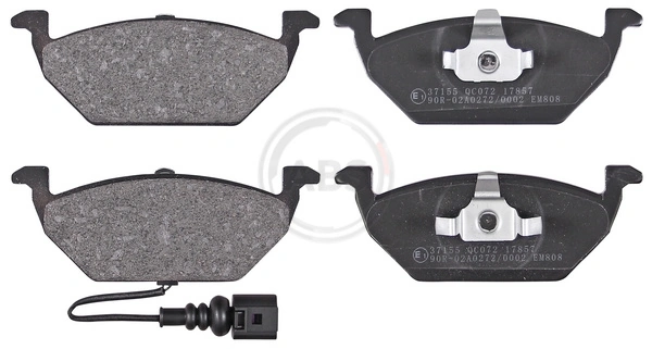 A.B.S. 37155 — Колодка гальм. диск. AUD/SEAT/SKODA/VW A3/LEON/FABIA/OCTAVIA/BORA/GOLF передн. (вир-во ABS)