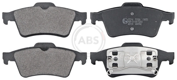 A.B.S. 37216 — Колодка гальм. диск. RENAULT/SAAB/VOLVO задн. (вир-во ABS)