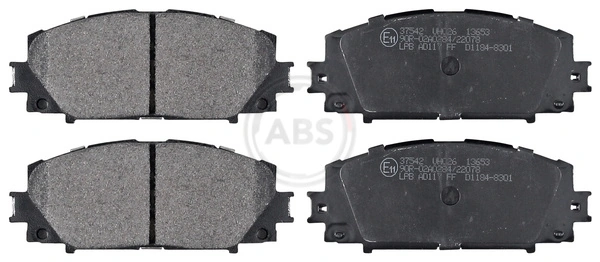 A.B.S. 37542 — Колодка гальм. диск. передн. (вир-во ABS)