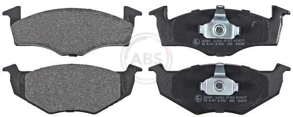 A.B.S. 36969 — Колодка гальм. диск. SEAT/SKODA/VW AROSA/FABIA/LUPO/POLO передн. (вир-во ABS)