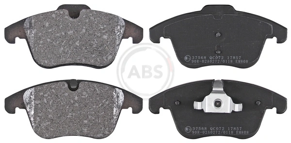 A.B.S. 37568 — Колодка гальм. диск. FORD MONDEO, передн. (вир-во ABS)