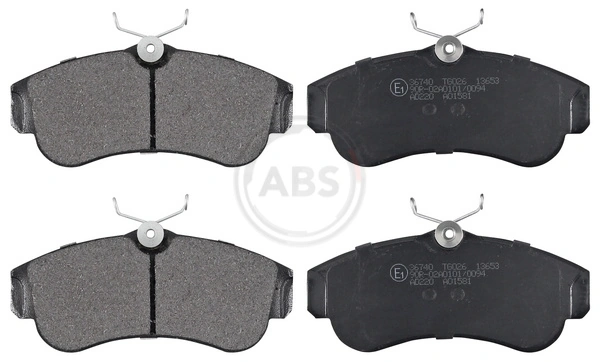 A.B.S. 36740 — Колодка гальм. NISSAN Almera / Primera передн. (вир-во ABS)