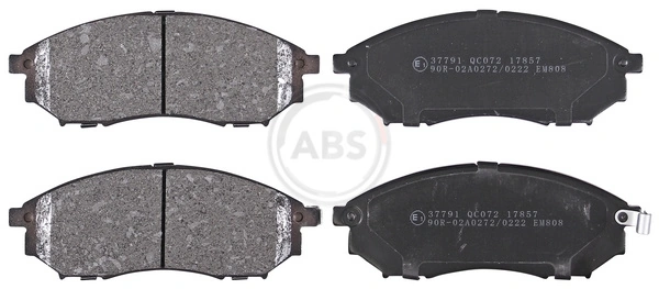 A.B.S. 37791 — Колодка гальм. диск. NISSAN NAVARA D40 передн. (вир-во ABS)