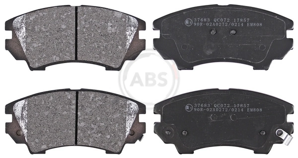A.B.S. 37683 — Колодка гальм. диск. OPEL INSIGNIA передн. (вир-во ABS)