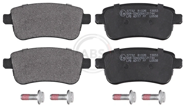 A.B.S. 37732 — Колодка гальм. диск. RENAULT GRAND SCENIC III 1.4-2.0 09-, MEGANE III 08- задн. (вир-во ABS)