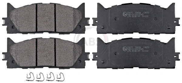 A.B.S. 37677 — Колодка гальм. диск. TOYOTA CAMRY передн. (вир-во ABS)