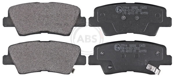 A.B.S. 37914 — Колодка гальм. диск. HYUNDAI ACCENT IV, SONATA V задн. (вир-во ABS)