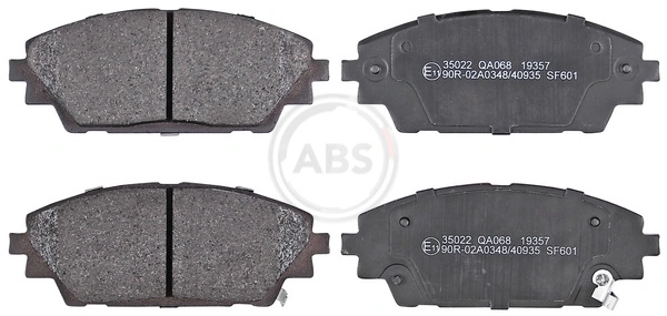 A.B.S. 35022 — Колодка гальм. диск. передн. (вир-во ABS)