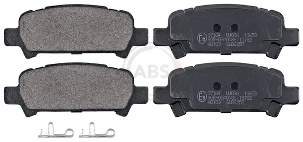 A.B.S. 37164 — Колодка гальм. диск. SUBARU IMPREZA/LEGACY/FORESTER задн. (вир-во ABS)