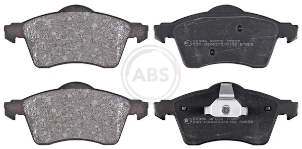 A.B.S. 36986 — Колодка гальм. диск. VW TRANSPORTER (15" верст.) передн. (вир-во ABS)