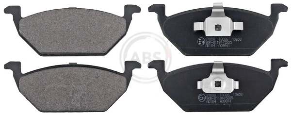 A.B.S. 37008 — Колодка гальм. диск. AUDI/SEAT/SKODA/VW A3/TOLEDO/OCTAVIA/GOLF/BORA передн. (вир-во ABS)