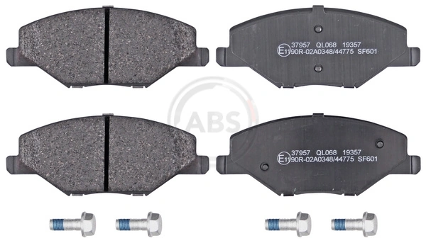 A.B.S. 37957 — Колодка гальм. диск. SKODA FABIA 1.2-1.6 2007-2014, VW POLO 1.6 2010 - передн. (вир-во ABS)