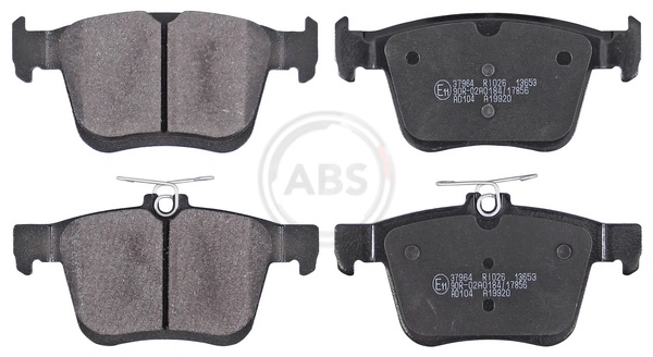 A.B.S. 37964 — Колодка гальм. диск. VW GOLF VII 2.0 2013,AUDI A3 2012 задн. (вир-во ABS)