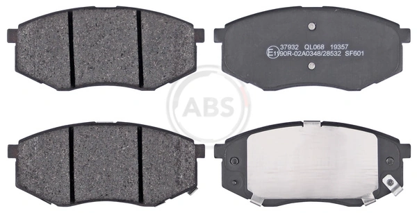 A.B.S. 37932 — Колодка гальм. диск. HYUNDAI TUCSON IX20, IX35 FWD 10 - передн. (вир-во ABS)