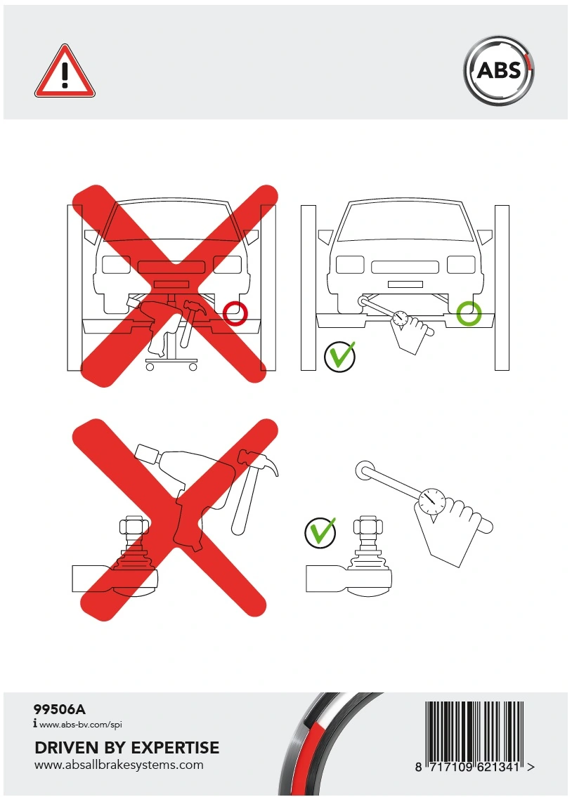 Rotule de barre de connexion A.B.S. 231275