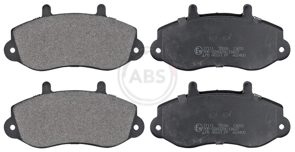 A.B.S. 37111 — Колодка гальм. диск. OPEL/RENAULT MOVANO/MASTER 15" передн. (вир-во ABS)
