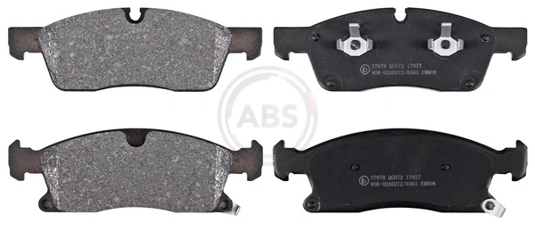 A.B.S. 37878 — Колодка гальм. диск. JEEP GRAND CHEROKEE 2011-18 WHEELS передн. (вир-во ABS)