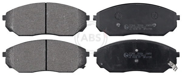 A.B.S. 37364 — Колодка гальм. диск. KIA SORENTO передн. (вир-во ABS)