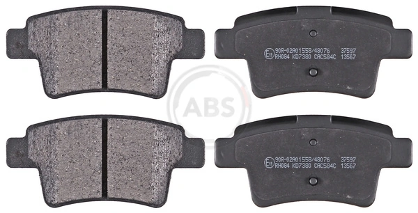 A.B.S. 37597 — Колодка гальм. диск. CITROEN C4, C4 PICASSO задн. (вир-во ABS)