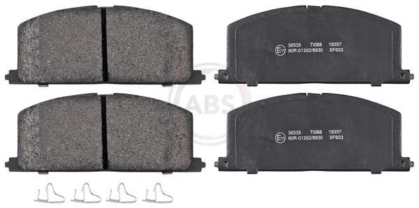 A.B.S. 36535 — Колодка гальм. TOYOTA Camry / Carina / Corolla передн. (вир-во ABS)