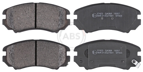 A.B.S. 37423 — Колодка гальм. диск. HYUNDAI/KIA COUPE/TUCSON/SONATA/SOUL передн. (вир-во ABS)
