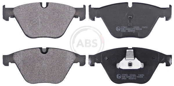 Kit de plaquettes de frein, frein à disque A.B.S. 37960